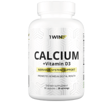 Кальций+Витамин Д3 1WIN Calcium+Vitamin D3, 90 капсул