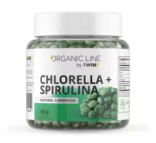 Спирулина + Хлорелла 1WIN Spirulina + Chlorella, 100 грамм