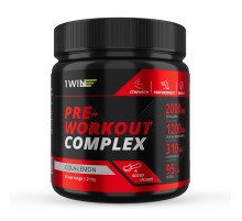 Предтренировочный комплекс 1WIN Pre-workout, 210 грамм - Кола-лайм