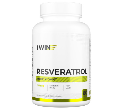 Ресвератрол 1WIN Resveratrol (60 капс)