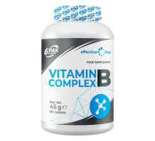 Витамины группы Б 6PAK Vitamin B Complex (90 таб)