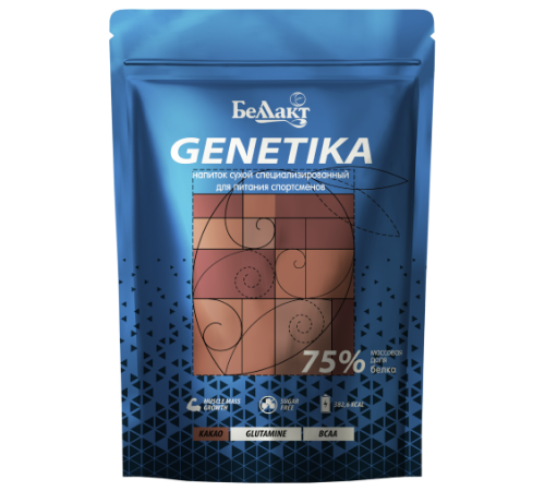 Сывороточный протеин Беллакт Genetika 75%, 900 гр