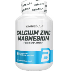 Кальций, цинк и магний BioTech USA Calcium Zinc Magnesium