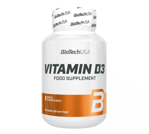 Витамин Д3 BioTech USA Vitamin D3 2000 (60 таб)
