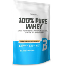 Сывороточный протеин BioTechUSA 100% Pure Whey (454 гр) - Карамель-капучино