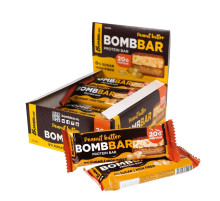 Протеиновый батончик Bombbar Арахисовая паста, 70 гр