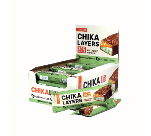 Протеиновый батончик Chikalab Chika Layers (60 гр)