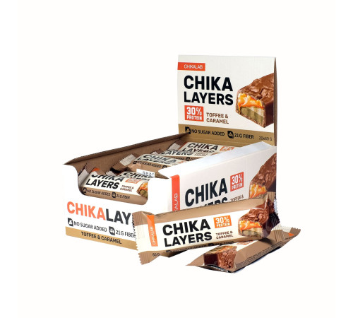 Протеиновый батончик Chikalab Chika Layers (60 гр)