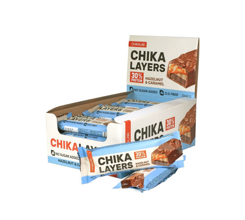Протеиновый батончик Chikalab Chika Layers (60 гр)