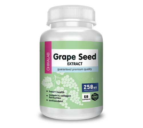 Экстракт виноградных косточек Chikalab Grape Seed Extract (60 капс)