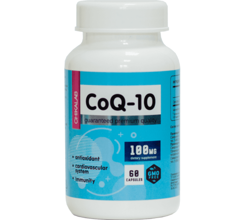 Коэнзим Q10 Chikalab Coenzyme Q10 (60 капс)