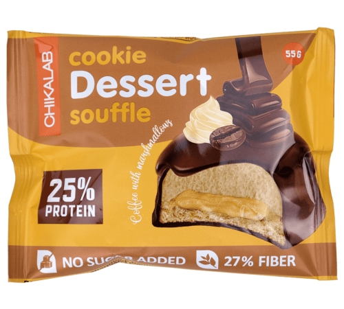 Протеиновое печенье Chikalab Cookie Dessert Souffle (55 гр)