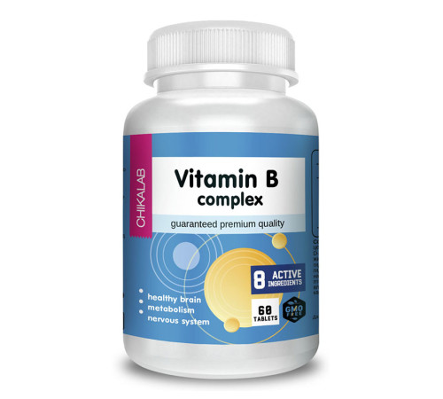 Витамины группы Б Chikalab Vitamin B Complex (60 таб)