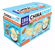 Белый шоколад без сахара Chikalab Chika Sport (100 гр)