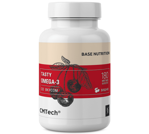 Рыбий жир жевательный для детей и взрослых CMTech Omega-3 (180 таб)