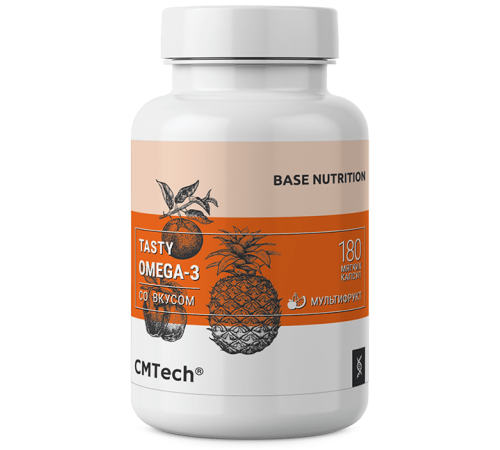 Рыбий жир жевательный для детей и взрослых CMTech Omega-3 (180 таб)