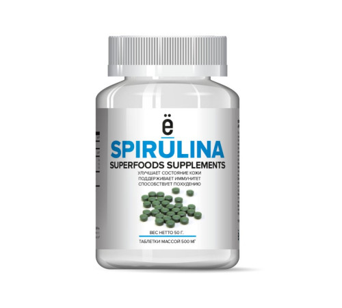 Спирулина Ёбатон Spirulina (100 таб)