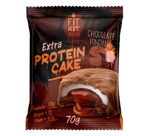 Протеиновое печенье Fit Kit Extra Protein Cake (70 гр)