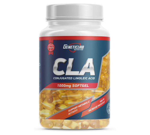 Конъюгированная линолевая кислота GeneticLab CLA (60 капс)