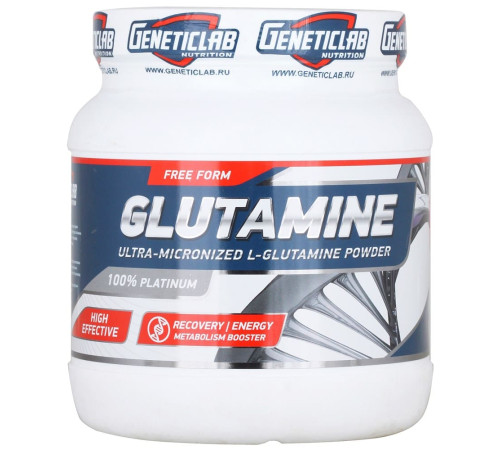 Глютамин Geneticlab Glutamine Powder (500 гр)
