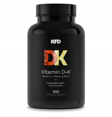 Витамины Д3 и К2 KFD Vitamin D + K (200 капс)