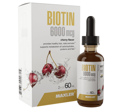 Биотин Maxler Biotin 6000 mcg Drops (60 мл)