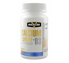 Кальций цитрат Maxler Calcium Citrate + D3 (120 таб)