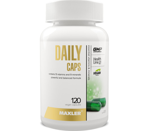 Мультивитамины Maxler Daily Caps (120 капс)