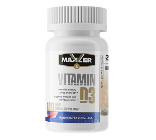 Витамин Д3 Maxler Vitamin D3 1200 (180 таб)