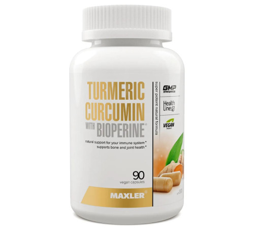 Куркумин Maxler Turmeric Curcumin with Bioperine (90 капс)