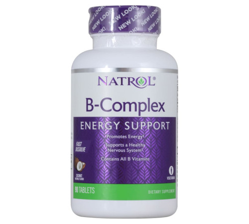 Витамины группы Б Natrol B-Complex Fast Dissolve (90 таб)