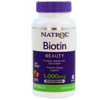 Биотин Natrol Biotin 5000 Fast Dissolve (250 таб)