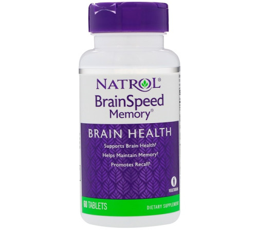Комплекс для мозга Natrol BrainSpeed Memory (60 таб)