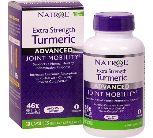 Куркумин Natrol Extra Strength Turmeric (60 капс)