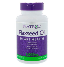 Льняное масло Natrol Omega-3 Flaxseed Oil (90 капс)