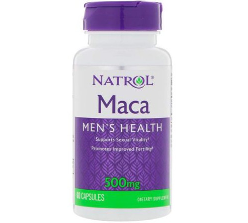 Мака перуанская Natrol Maca (60 капс)
