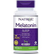 Мелатонин Natrol Melatonin 5 mg Time Release (100 таб)
