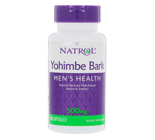 Йохимбин Natrol Yohimbe Bark (90 капс)