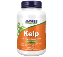 Йод, келп Now Foods Kelp 150 mcg (200 таб)