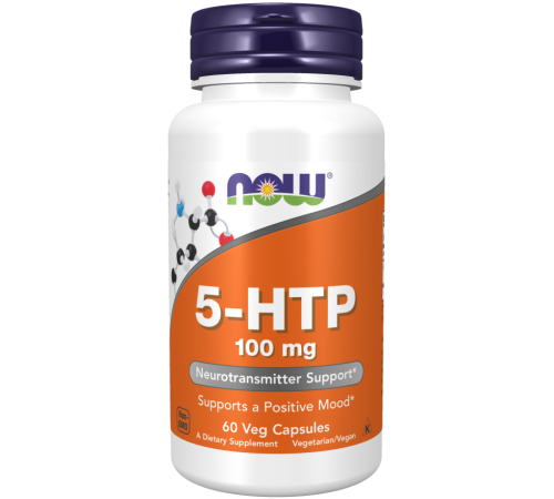 5-Гидрокситриптофан Now Foods 5-HTP 100mg (60 капс)