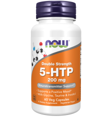 5-Гидрокситриптофан Now Foods 5-HTP 200mg (60 капс)