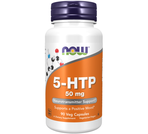 5-Гидрокситриптофан Now Foods 5-HTP 50mg (90 капс)