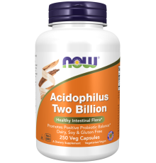 Ацидофильные бактерии, два миллиарда Now Foods Acidophilus, 250 капс