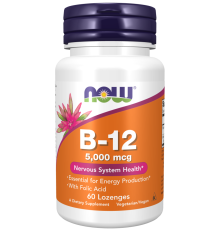 Витамин Б12 Now Foods B-12 5000 (60 таб)