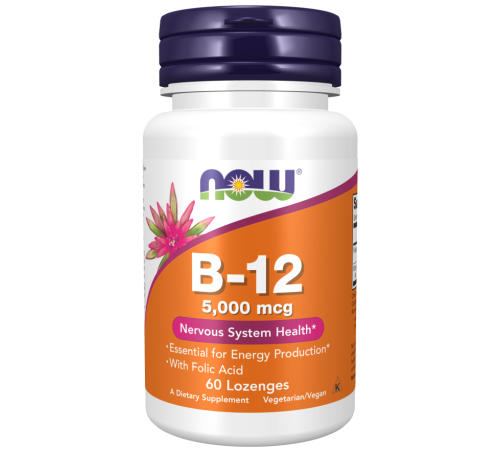 Витамин Б12 Now Foods B-12 5000 (60 таб)