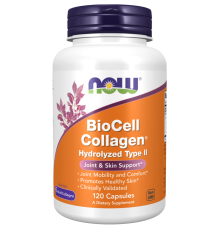 Коллаген Now Foods BioCell Collagen® Hydrolyzed Type II (120 капс)