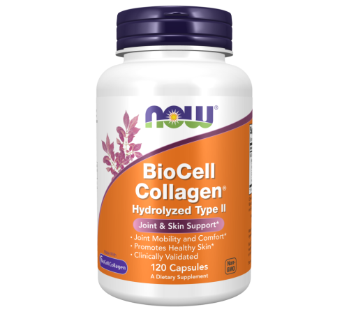 Коллаген Now Foods BioCell Collagen® Hydrolyzed Type II (120 капс)
