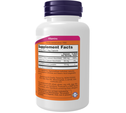 Аскорбат кальция Now Foods C-500 Calcium Ascorbate-C