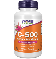 Аскорбат кальция Now Foods C-500 Calcium Ascorbate-C (100 капс)