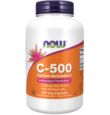 Аскорбат кальция Now Foods C-500 Calcium Ascorbate-C (250 капс)
